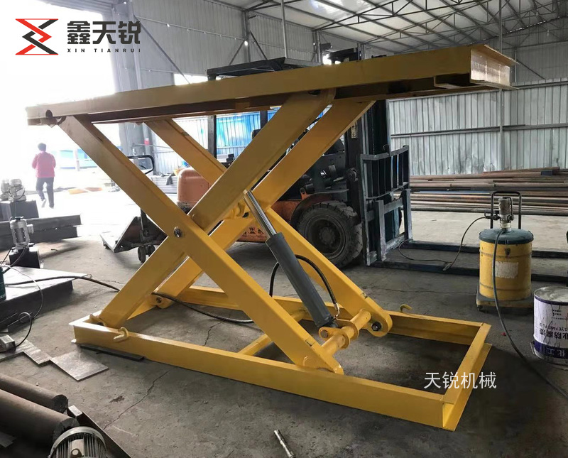 昆玉单剪叉固定式液压升降机